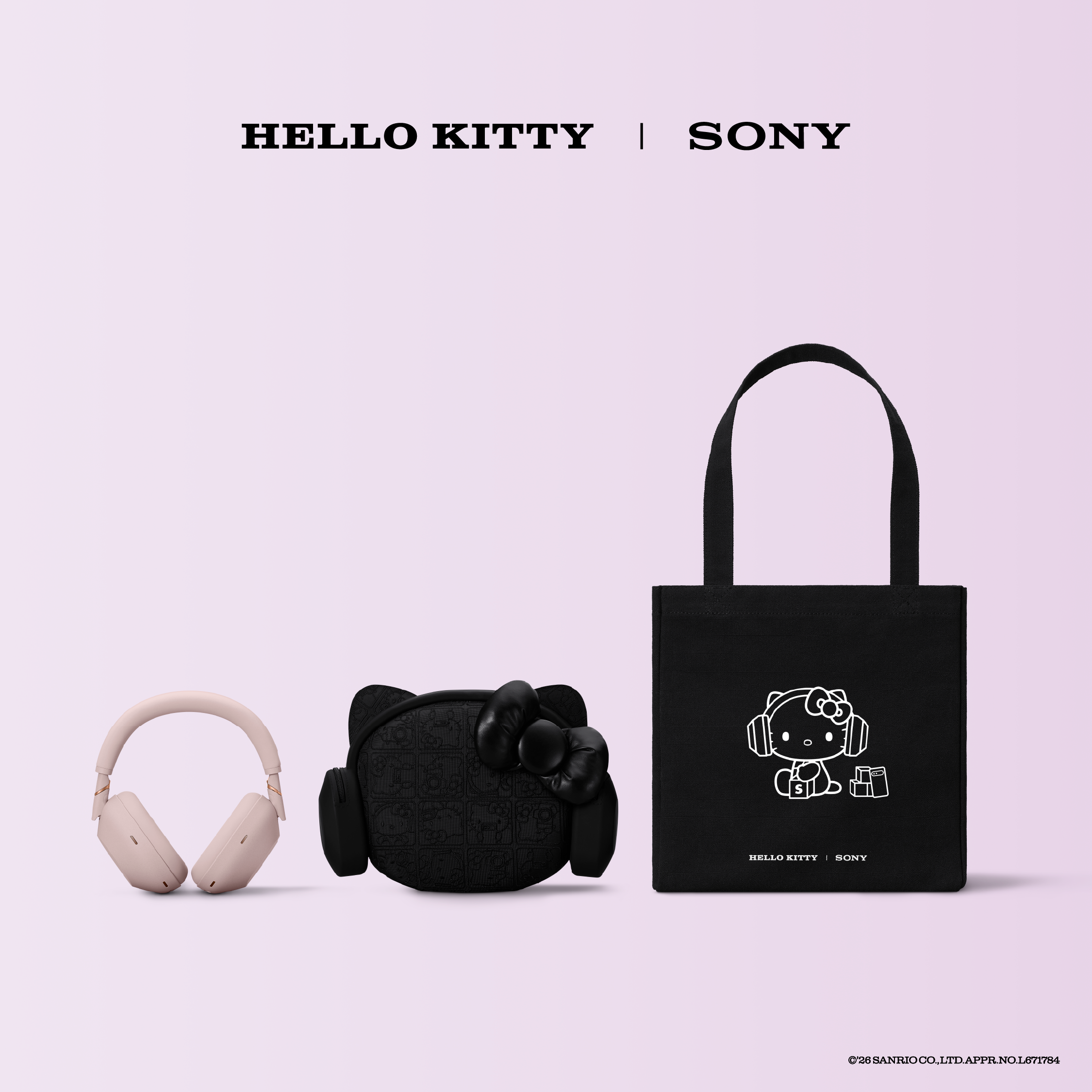WH-1000XM6 Phiên Bản Hợp Tác Sony × Hello Kitty