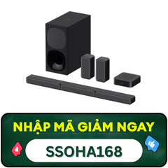 [NHẬP MÃ SSOHA168, GIẢM NGAY 1TR3] Hệ thống Home Cinema 5.1 kênh có loa sau không dây | HT-S40R