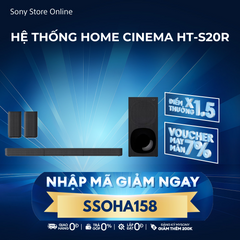 [NHẬP MÃ SSOHA158, GIẢM NGAY 15%] Hệ thống loa thanh Home Cinema 5.1 kênh | HT-S20R