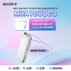 Bộ sản phẩm làm mát-sưởi ấm Reon Pocket 5 | Đi kèm thẻ cảm biến nhiệt độ | RNPK-5T