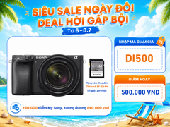 Máy ảnh ống kính E-mount α6400 sử dụng Cảm biến APS-C (ST)
