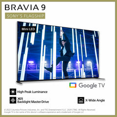 BRAVIA 9 | K-75XR90 | Bộ xử lý XR Processor | Mini LED | 4K Ultra HD | Dải tần nhạy sáng cao (HDR) | TV thông minh (Google TV) (ST)