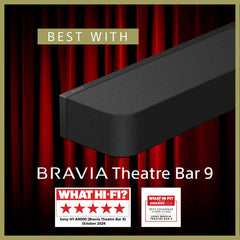 [TẶNG LOA SAU TRỊ GIÁ 7TR6] BRAVIA Theatre Bar 9 | HT-A9000 | Loa thanh đơn chủ lực | 360 Spatial Sound Mapping | Dolby Atmos®/DTS:X® (BD24)