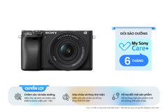 ILCE-6400 + My Sony Care 6T - Thân máy + Ống kính 16-55 mm