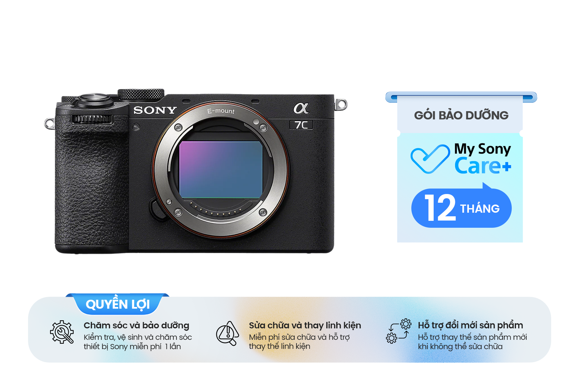 ILCE-7CM2 + My Sony Care 12T - Chỉ thân máy